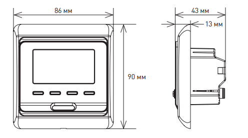 Габаритные размеры Е 51.176