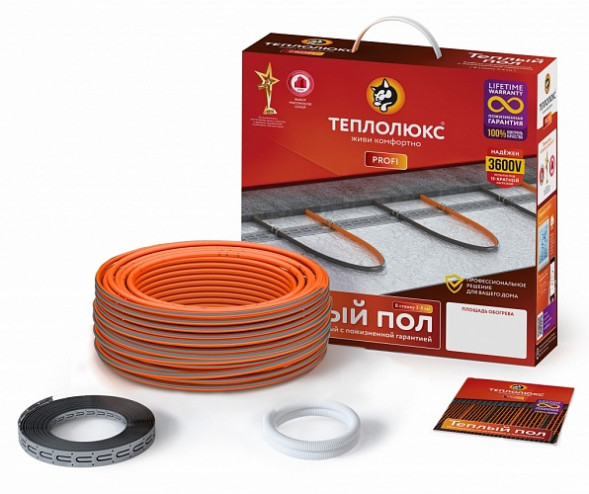 Нагревательный кабель Теплолюкс ProfiRoll 101,5 м/1800 Вт