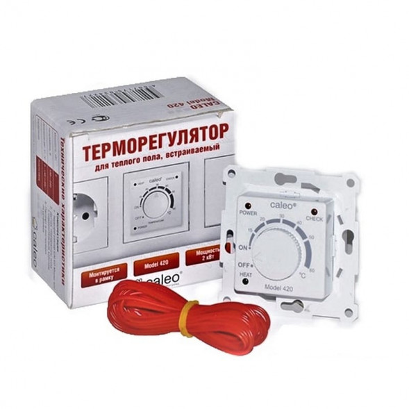 Терморегулятор для теплого пола CALEO 420