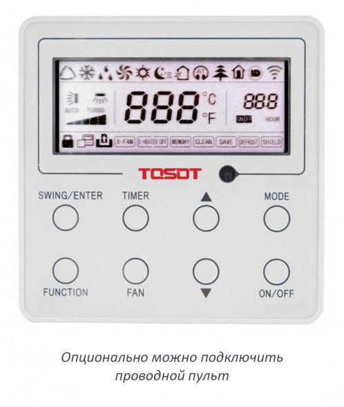 Кассетный инверторный кондиционер Tosot T36H-ILC/I/TF06P-LC/T36H-ILU/O
