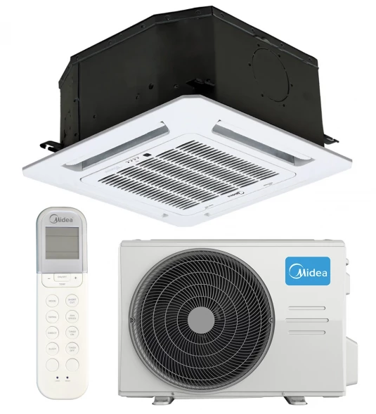 Кассетный кондиционер Midea MCA3-12HRN1-Q/MOU-12HN1-Q/T-MBQ4-03E