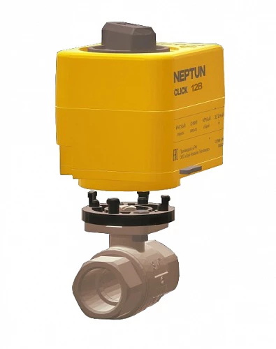 Шаровой кран с электроприводом Neptun Bugatti Click 12В 1/2" &mdash; 