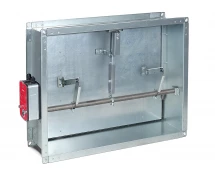 Клапан KD-120-400*400-F2-SN-MN220-04 дымоудаления